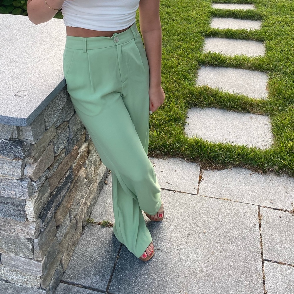 Green pants